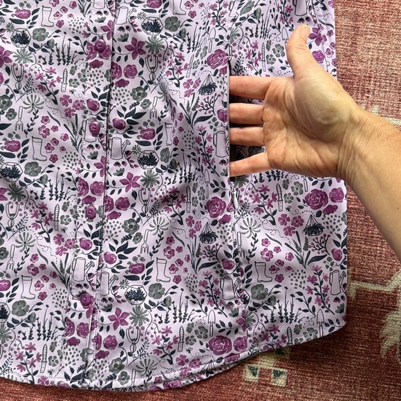 DULUTH TRADING CO Garden Print Tunic Size Medium - Picture 11 of 15